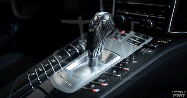 Carbon Schalthebel Abdeckung für Porsche Panamera auch 4 S GTS Turbo